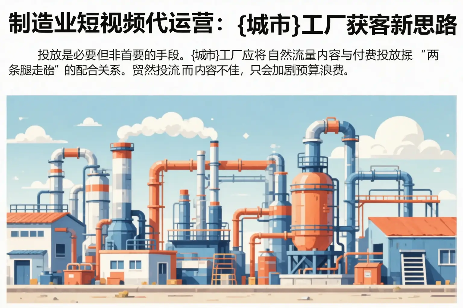 制造业短视频代运营：安化工厂获客新思路